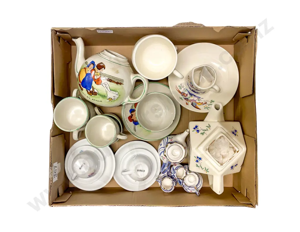 Assorted China Toy Tea Sets and Miniatures Image 1++