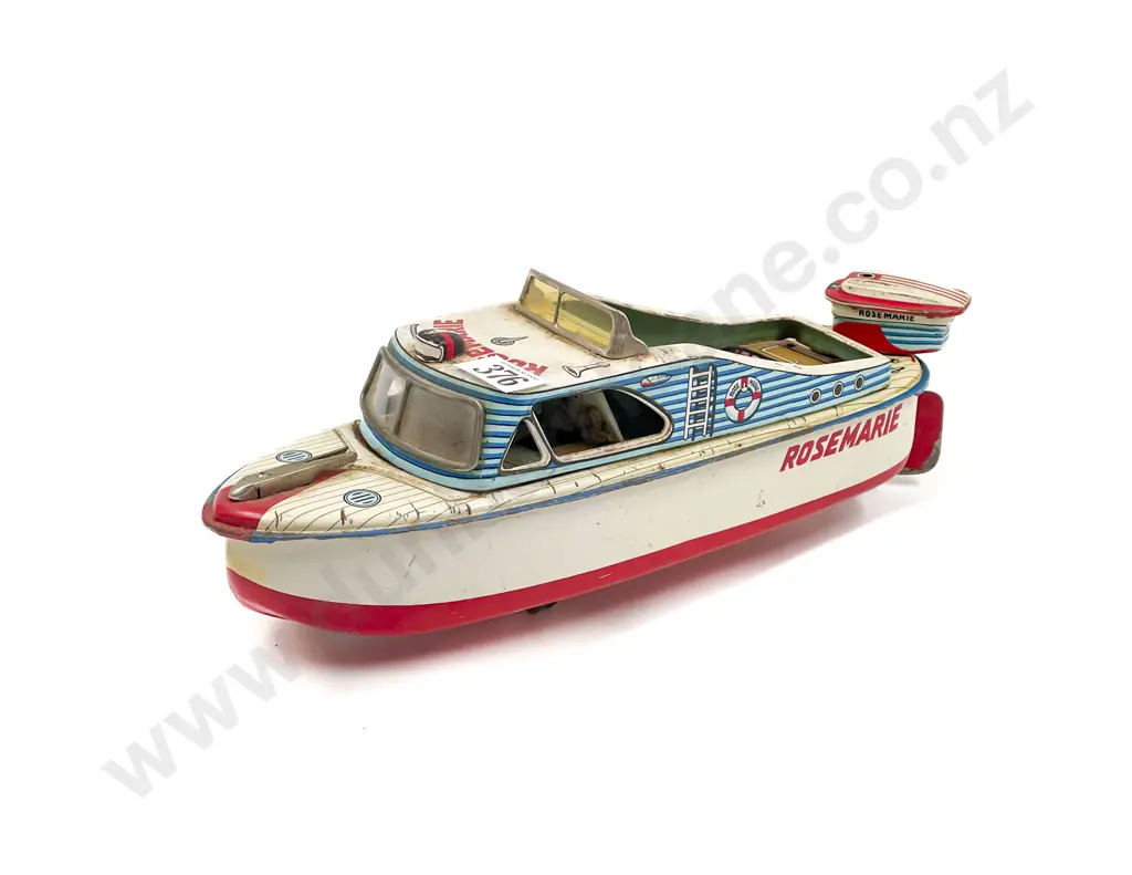 Western German Friction Drive Tourer and SAN Rosemarie Boat Image 1++