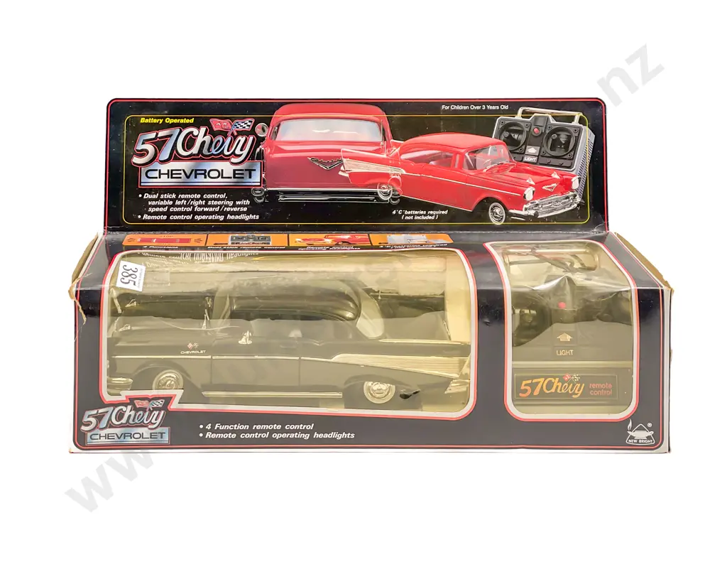 New Bright Part Boxed Battery Operated 57 Chevy Image 1++