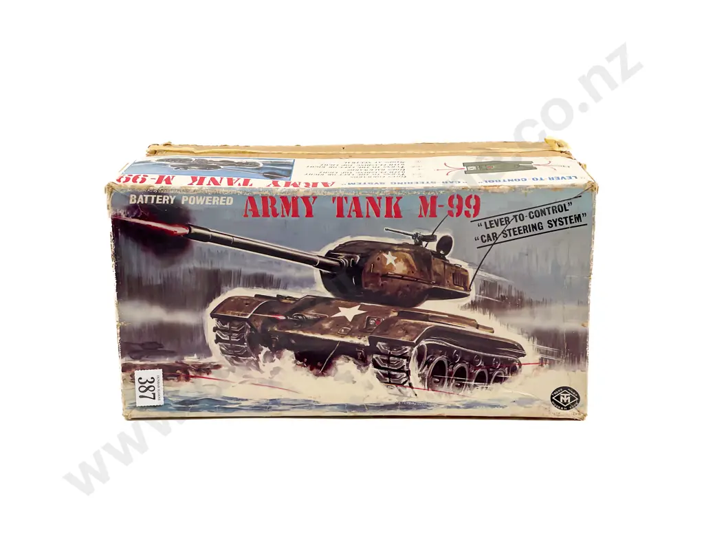 Modern Toys Part Boxed Battery Powered Army Tank M-99 Image 1++