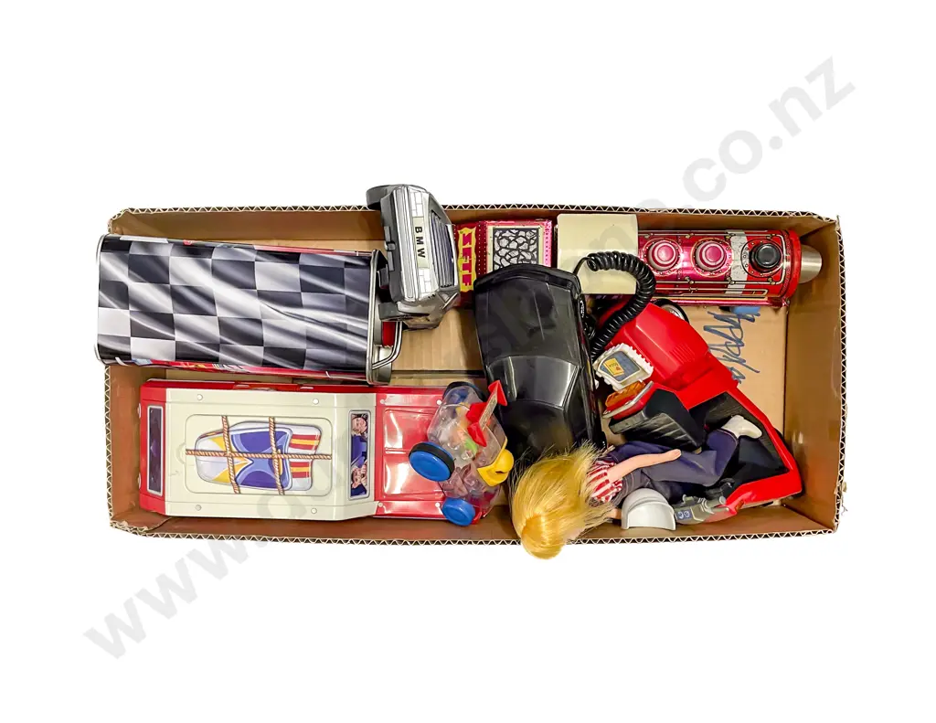 Assorted Toys and Two Collectable Tins Image 1++