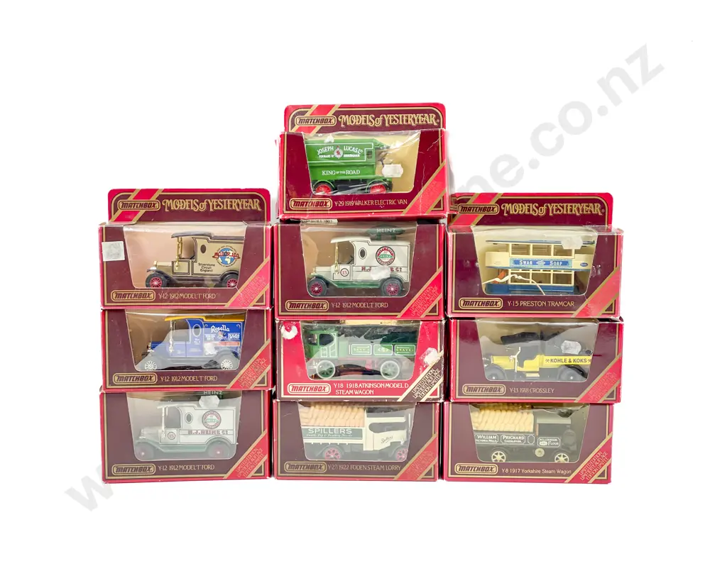 Matchbox Models of Yesteryear Ten Red Box Ltd Ed Models Image 1++