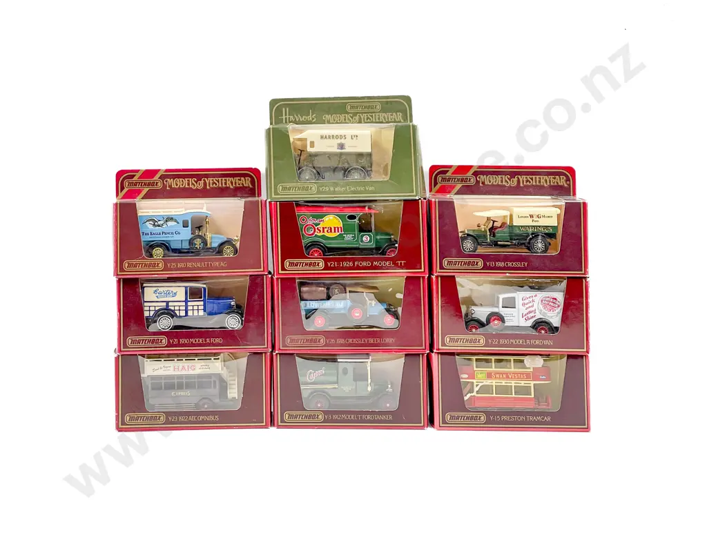 Matchbox Models of Yesteryear Ten Red Boxed Image 1++