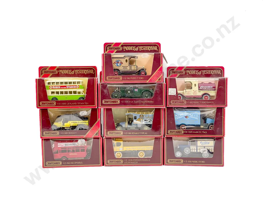 Matchbox Models of Yesteryear Ten Red Boxed Image 1++