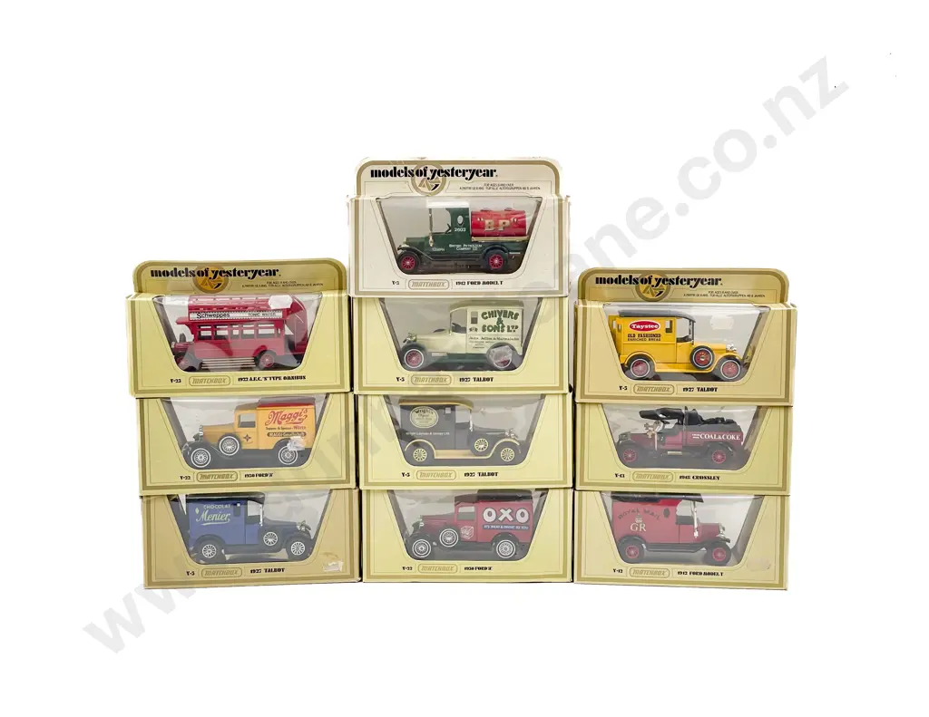 Matchbox Models of Yesteryear Ten Yellow Boxed Image 1++
