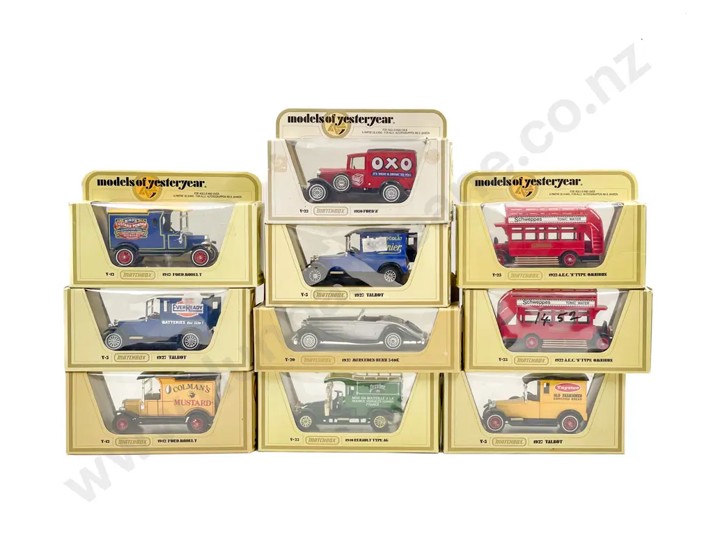 Matchbox Models of Yesteryear Ten Yellow Boxed Image 1++