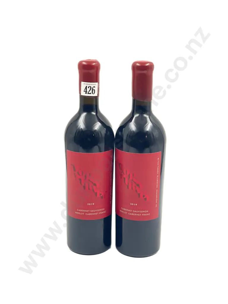 NZ 2019 Topsy Turvey Cabernet Sauvignon Merlot Cabernet Franc x2 btls Image 1++