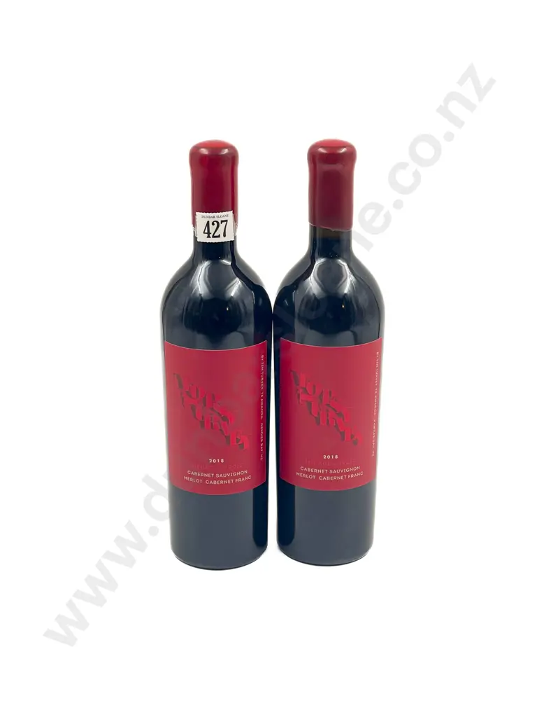NZ 2019 Topsy Turvey Cabernet Sauvignon Merlot Cabernet Franc x2 btls Image 1++