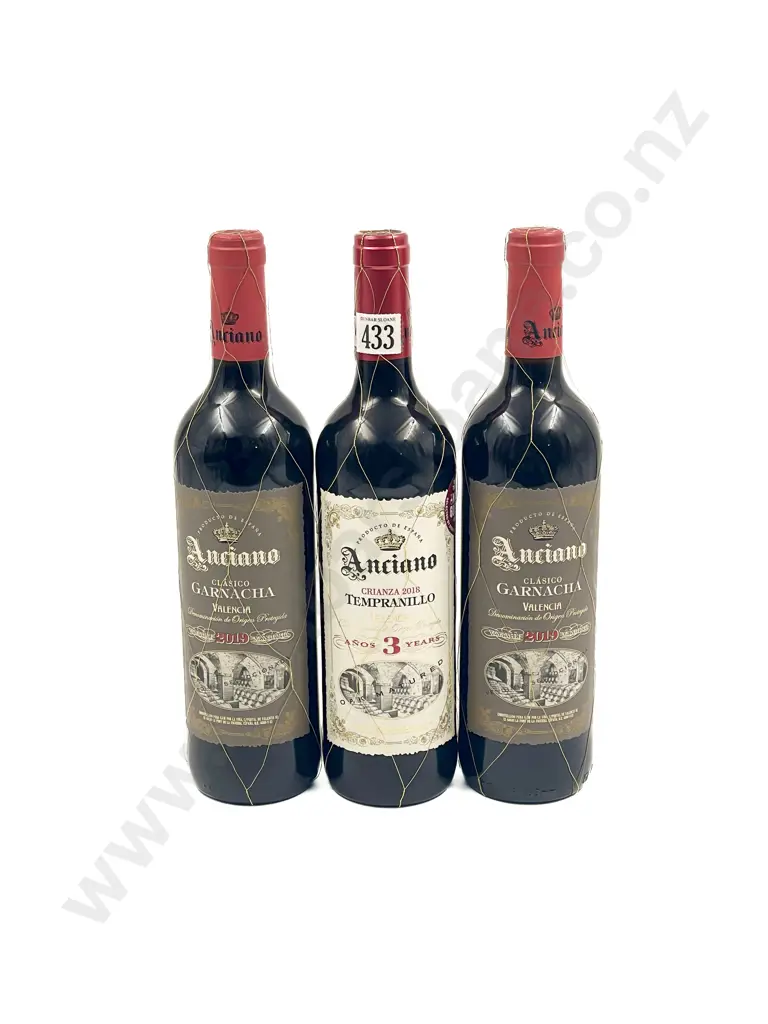 Spanish 2018 (x1 btls) & 2019 (x2 btls) Anciano Reds Image 1++