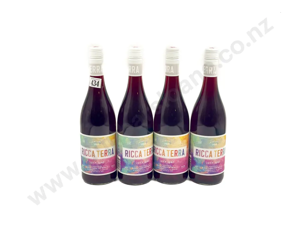 Australian 2021 Ricca Terra Juicy June x4 btls Image 1++
