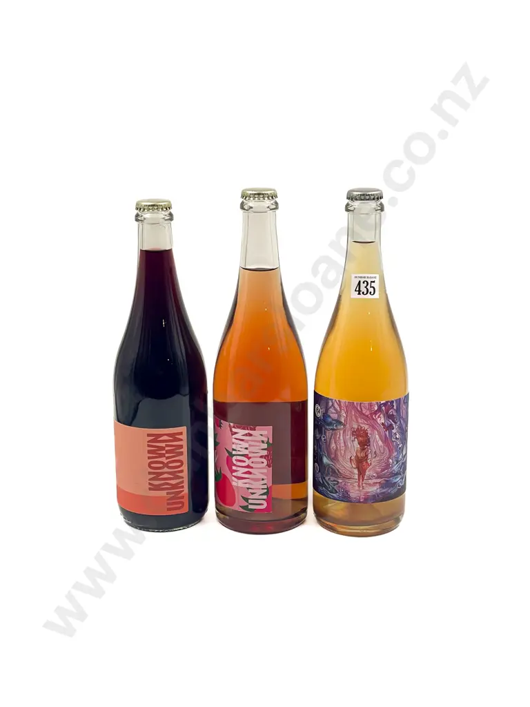 Two Bottles of NZ Known Unknown Wines with 2022 Cambridge Road Betta Splendens 2022 Sparkling Wine Image 1++