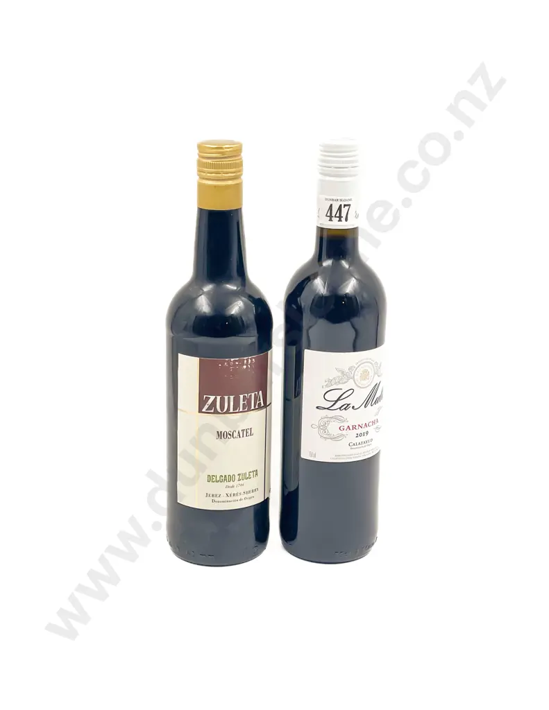 Spanish 2019 La Multa Garnacha x1 btl with Spanish Zuleta Moscatel Image 1++