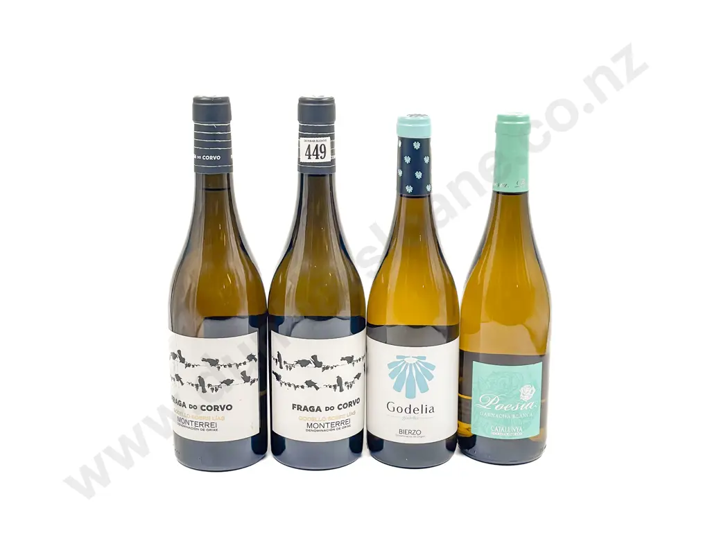 x4 btls Spanish Whites Vintages ranging 2019-21 Image 1++