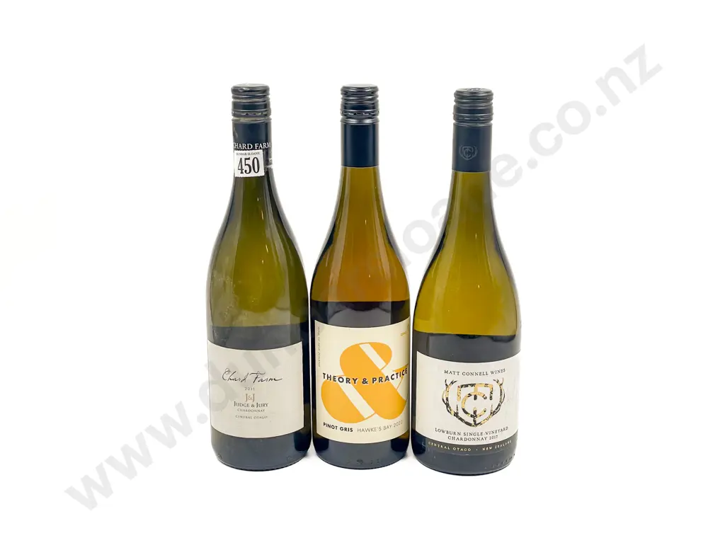 x3 btls NZ Whites Vintages 2011 2017 & 2022 Image 1++