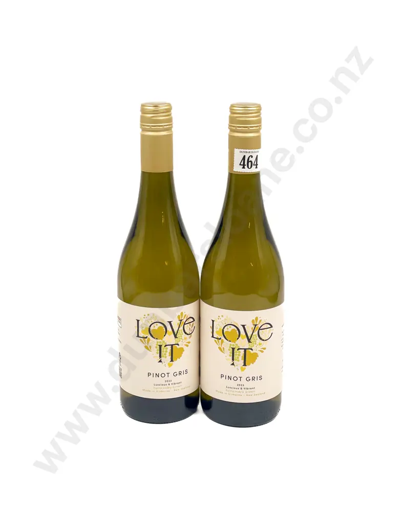 NZ 2023 Love It Pinot Gris x2 btls Image 1++