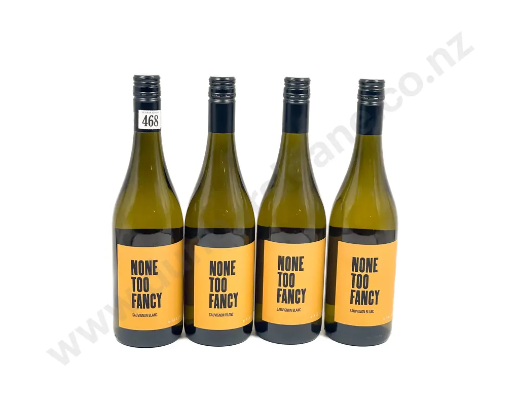 NZ 2019 None Too Fancy Sauvignon Blanc x4 btls Image 1++