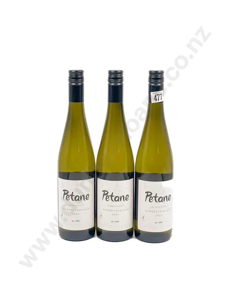 NZ 2020 Petane Gewurztraminer x3 btls Image 1++