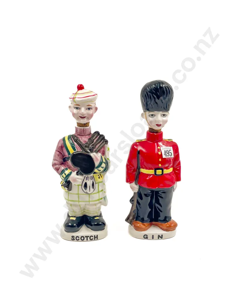 Two Novelty Decanter Figures Image 1++