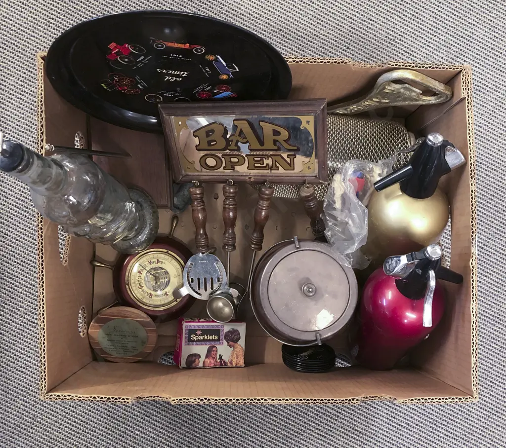 Quantity of Assorted Vintage incl Soda Syphons & Marine Barometer etc Image 1++