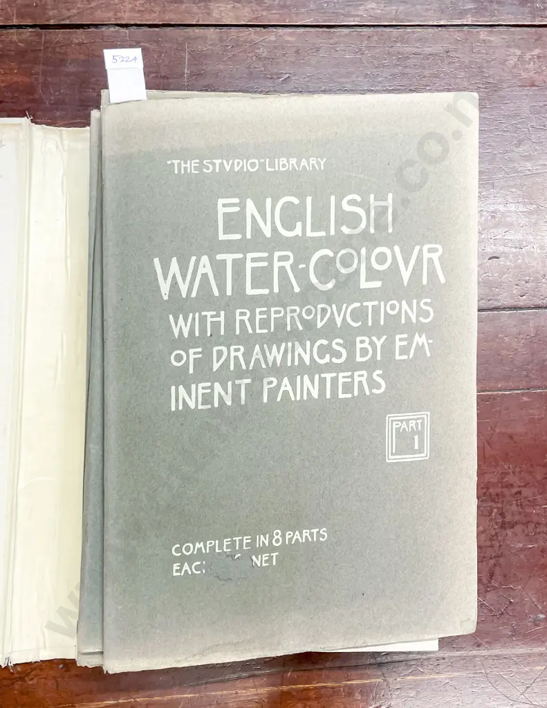 Book Of English Water Color Works Image 1++