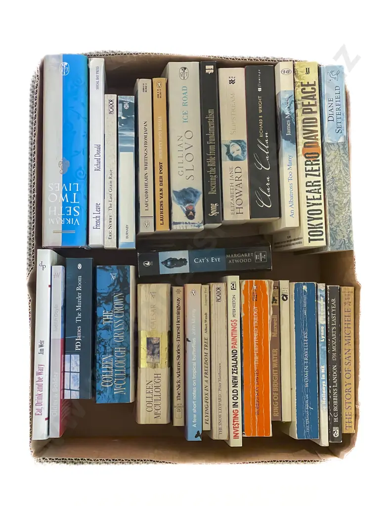 Five Boxes of Assorted Books Image 1++