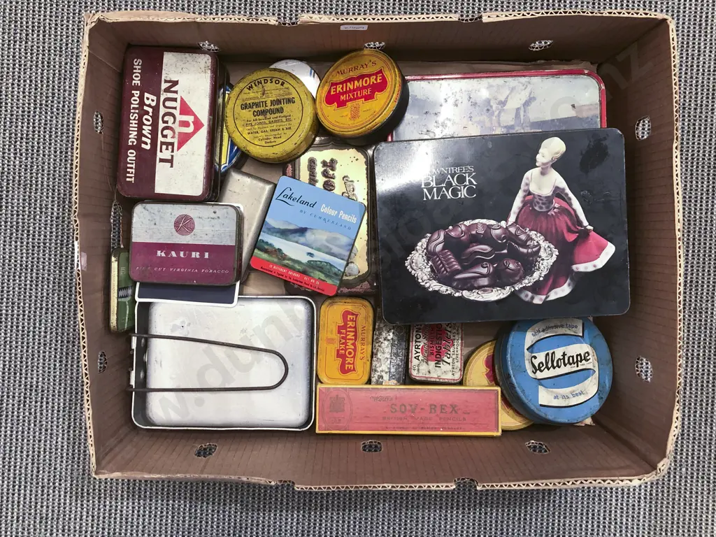 Quantity of Assorted Vintage Tins etc Image 1++