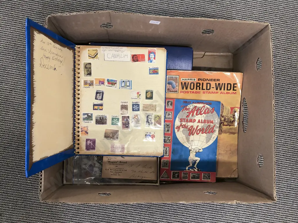 Collection or Assorted Stamps and Albums Image 1++