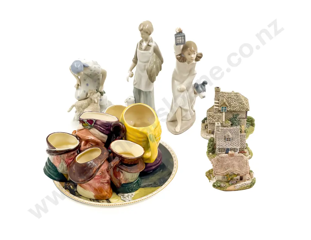 Quantity of Assorted Small Character Jugs with Figures & Ornaments etc Image 1++