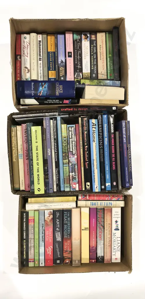 Three Boxes of Assorted Books Image 1++
