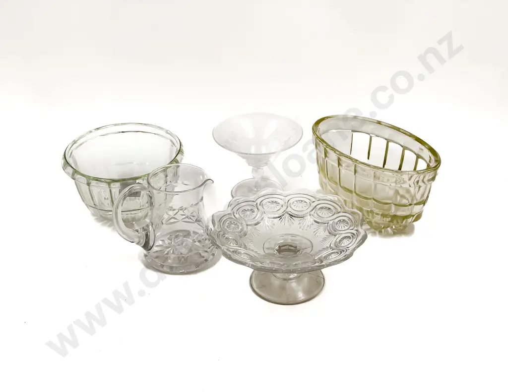 Two Glass Moulds with Rasa and Three Others Image 1++