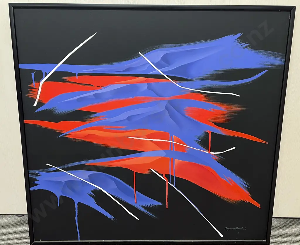 Suzanne Herschell - Abstract Acrylic on Board Image 1++