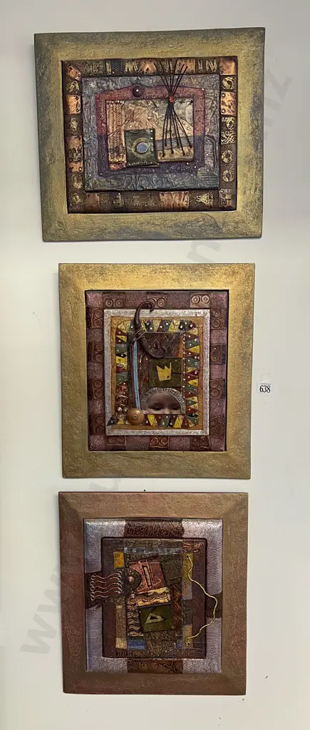 Rudy Van Der Pol - Three Mixed Media Works Image 1++