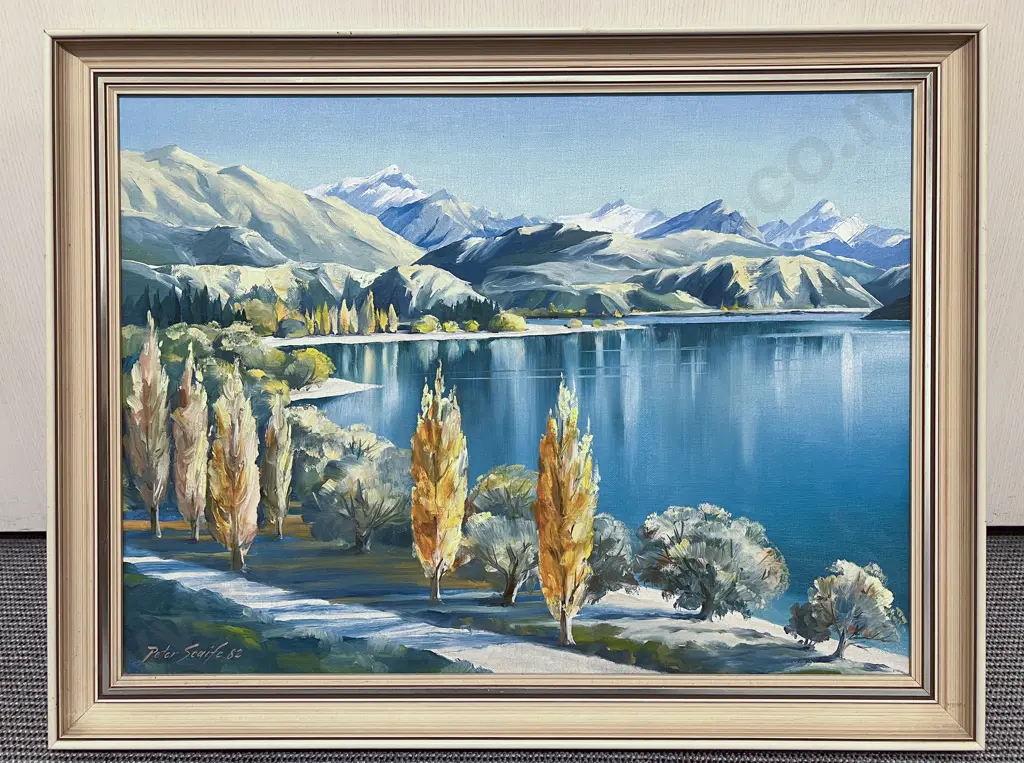 Peter Scaife - Lakeside Study Oil on Board Image 1++