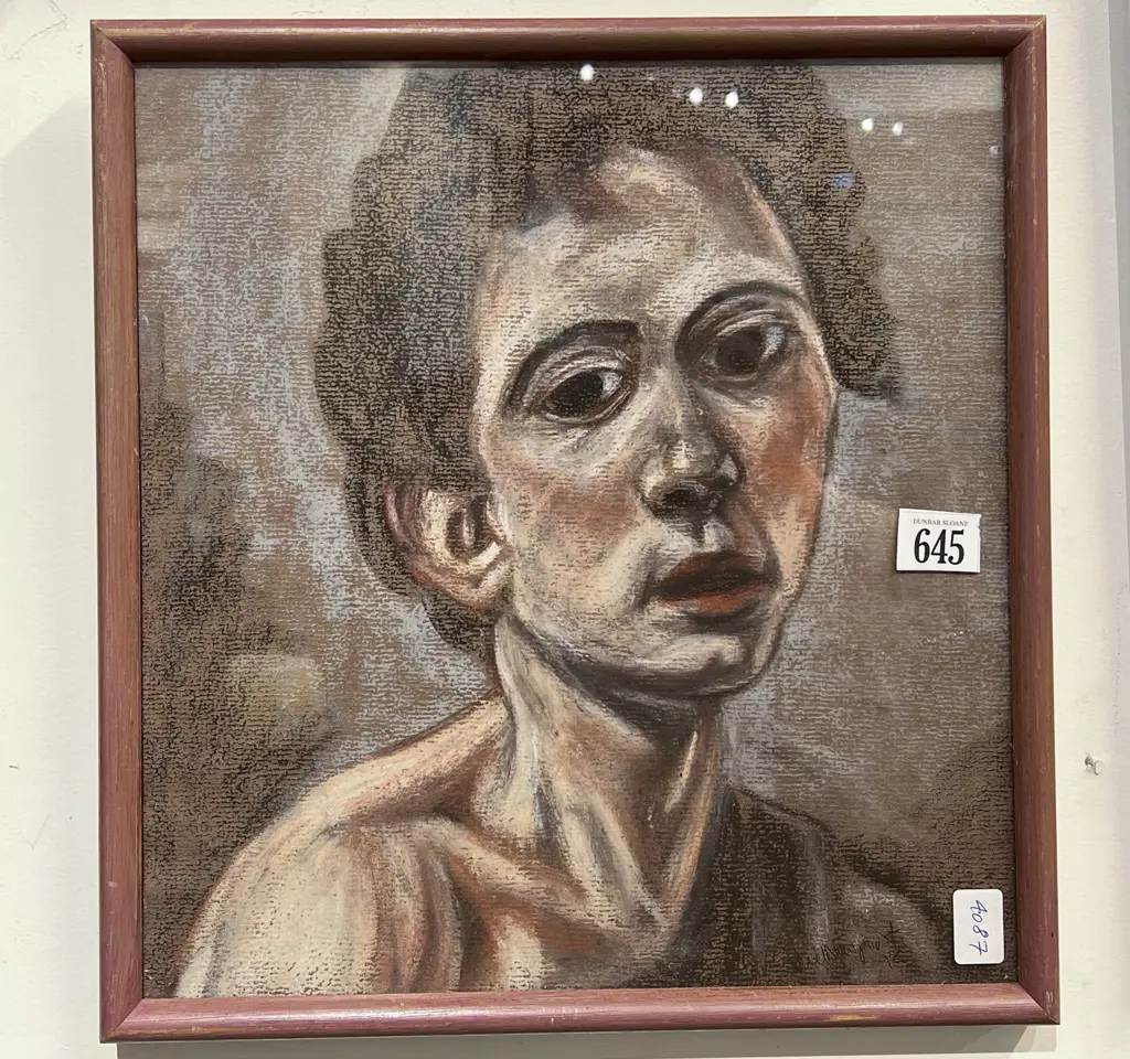 W. Newport pastel portrait Image 1++