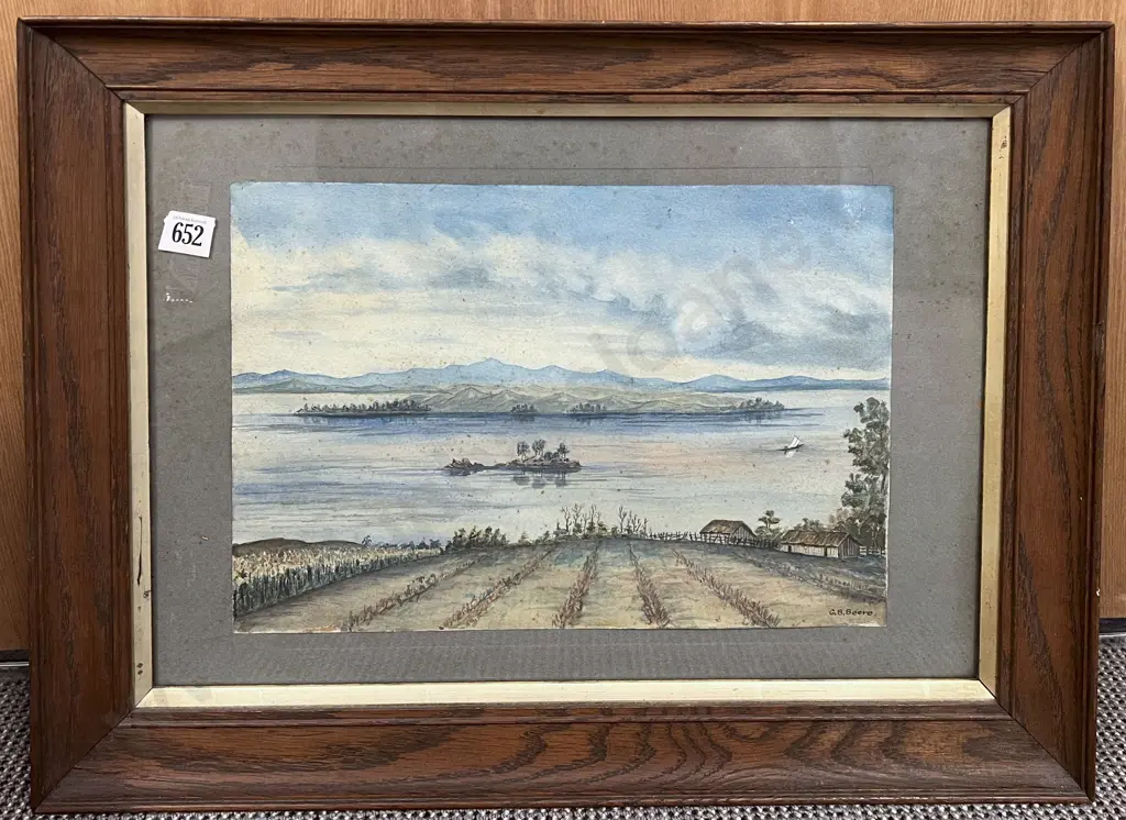 G.B.Beere Vintage W/C Landscape on Paper Image 1++