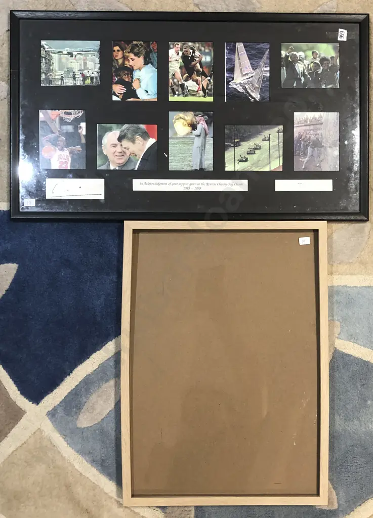 Pair of Architectural Oil Studies together with Four Assorted Frames Image 1++