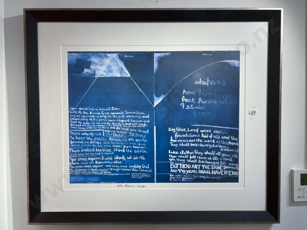 Large Colin McCohan "A Painting for Uncle Frank" Print Image 1++