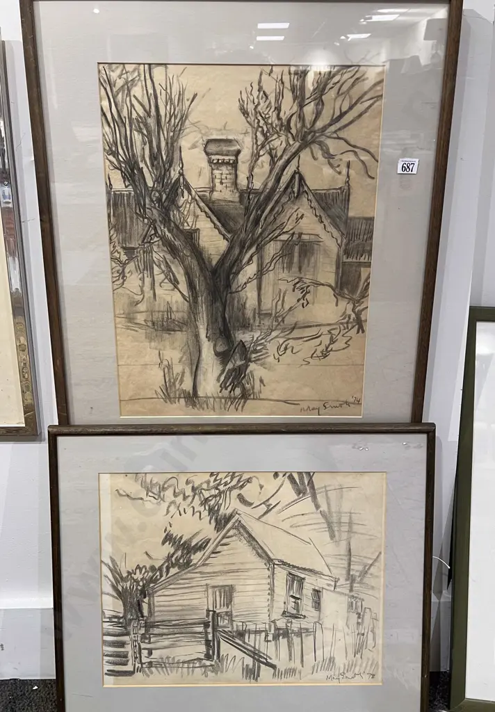 May Smith - Two Architectural Studies Image 1++