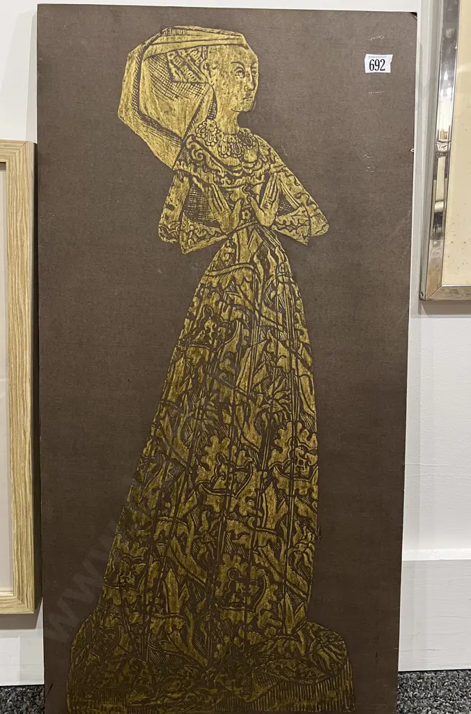Brass Rubbing on Board Image 1++