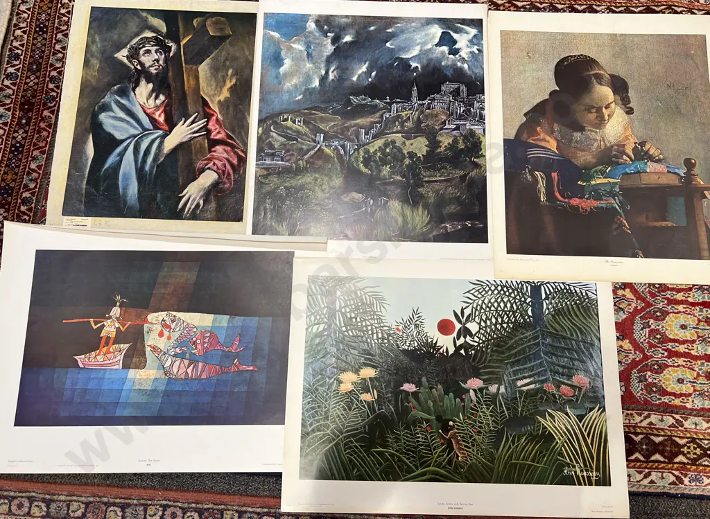 Two Folder of Assorted Loose Classical Prints Image 1++