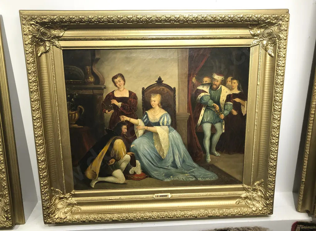 C19th Romantic Historic Interior Scene Image 1++
