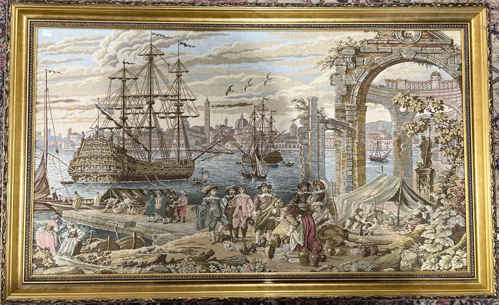 Gilt Framed Tapestry Image 1++