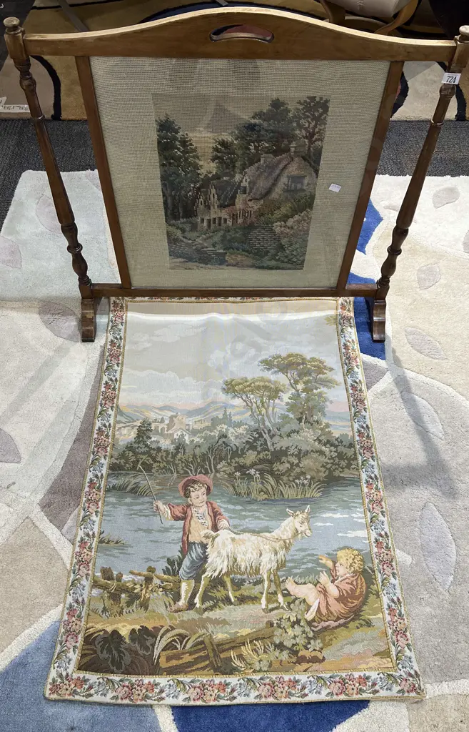 Tapestry Frame and Tapestry together with Wall Hanging Tapestry Image 1++
