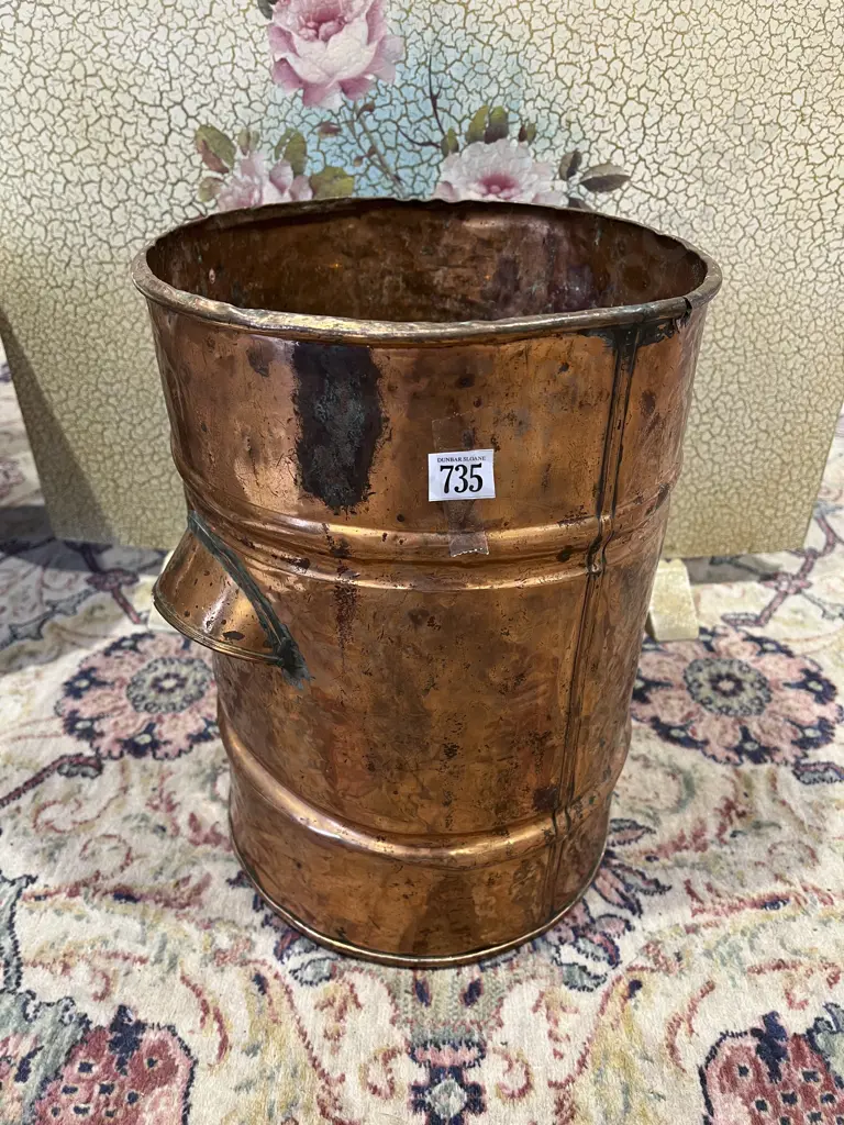 Copper Coal Bin Image 1++