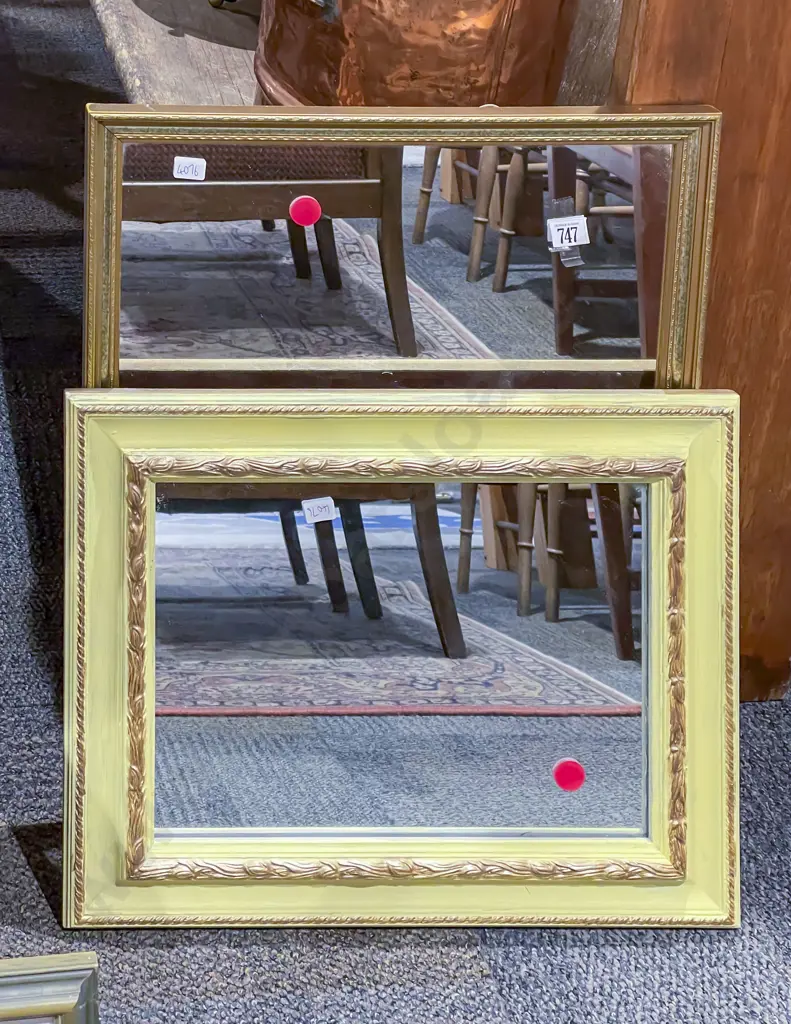 Two Rectangular Wall Mirrors Image 1++