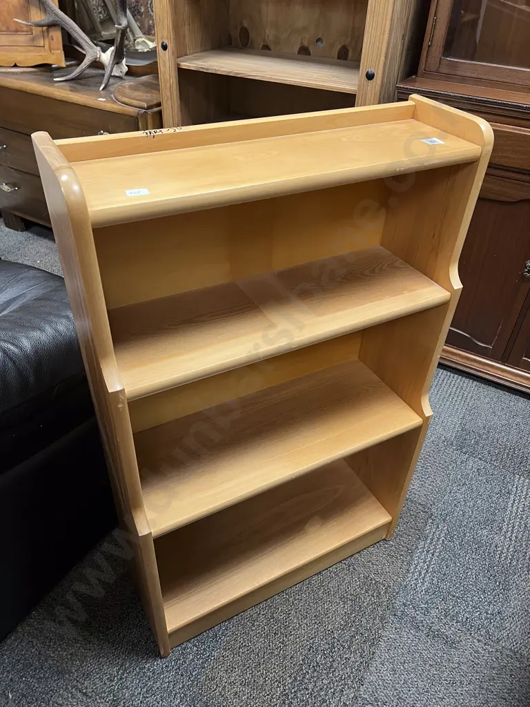 Modern Slender Open Front Bookcase Image 1++