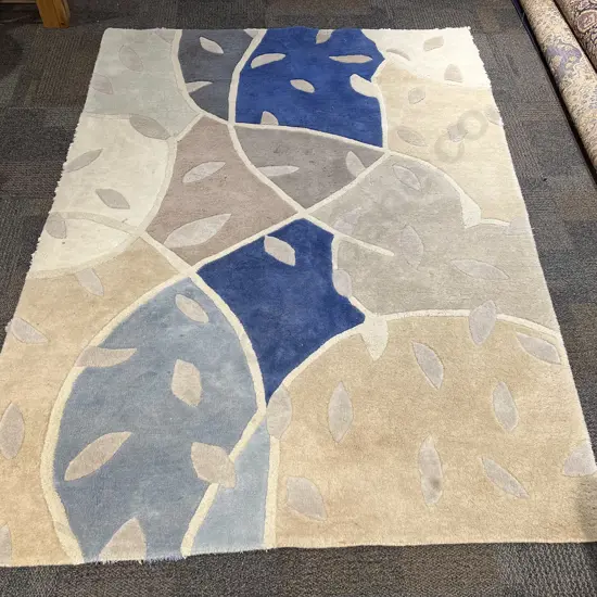 Modern Design Woolen Floor Rug
