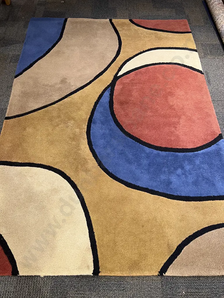 Indian Made Modern Design Floor Rug Image 1++