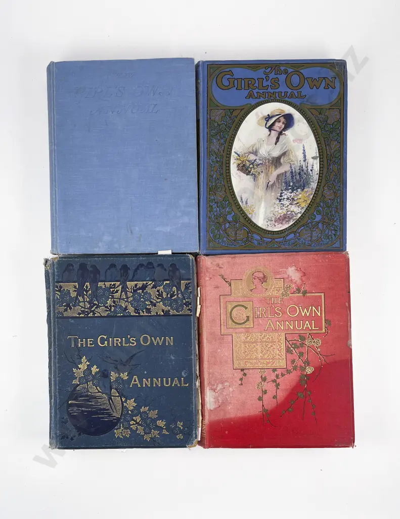 Four Volumes of The Girl's Own Annual Image 1++
