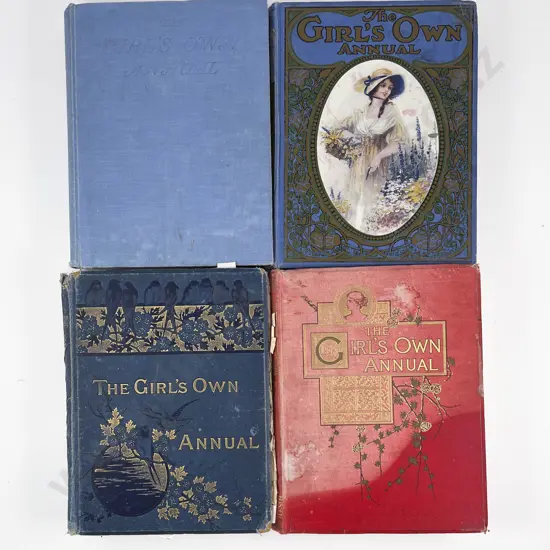 Four Volumes of The Girl's Own Annual